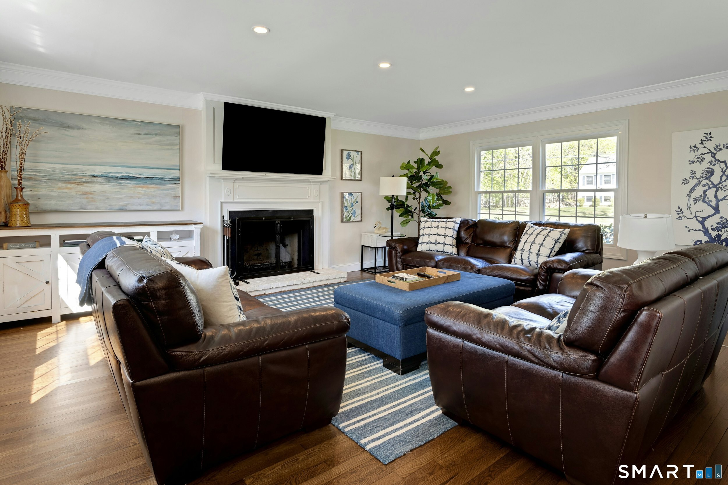 15 Serfillippi Drive Ridgefield, CT 06877 - Photo 12 of 37 Family Room With Fireplace