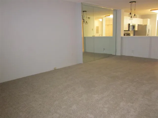 a view of an empty room