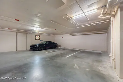 a view of parking garage