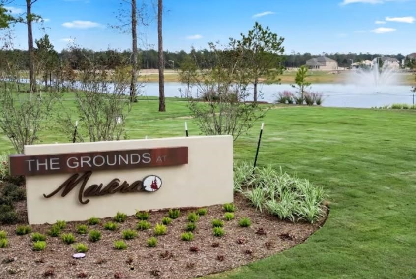 16156 Sepia Manor Street Conroe, TX 77302 - Photo 11 of 13 a view of a park with plants and lake view