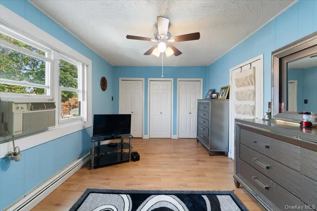 a room with furniture and window