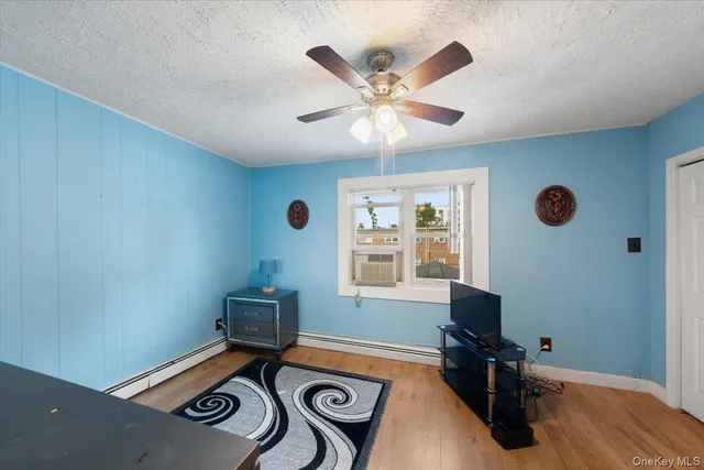 a work room with a window