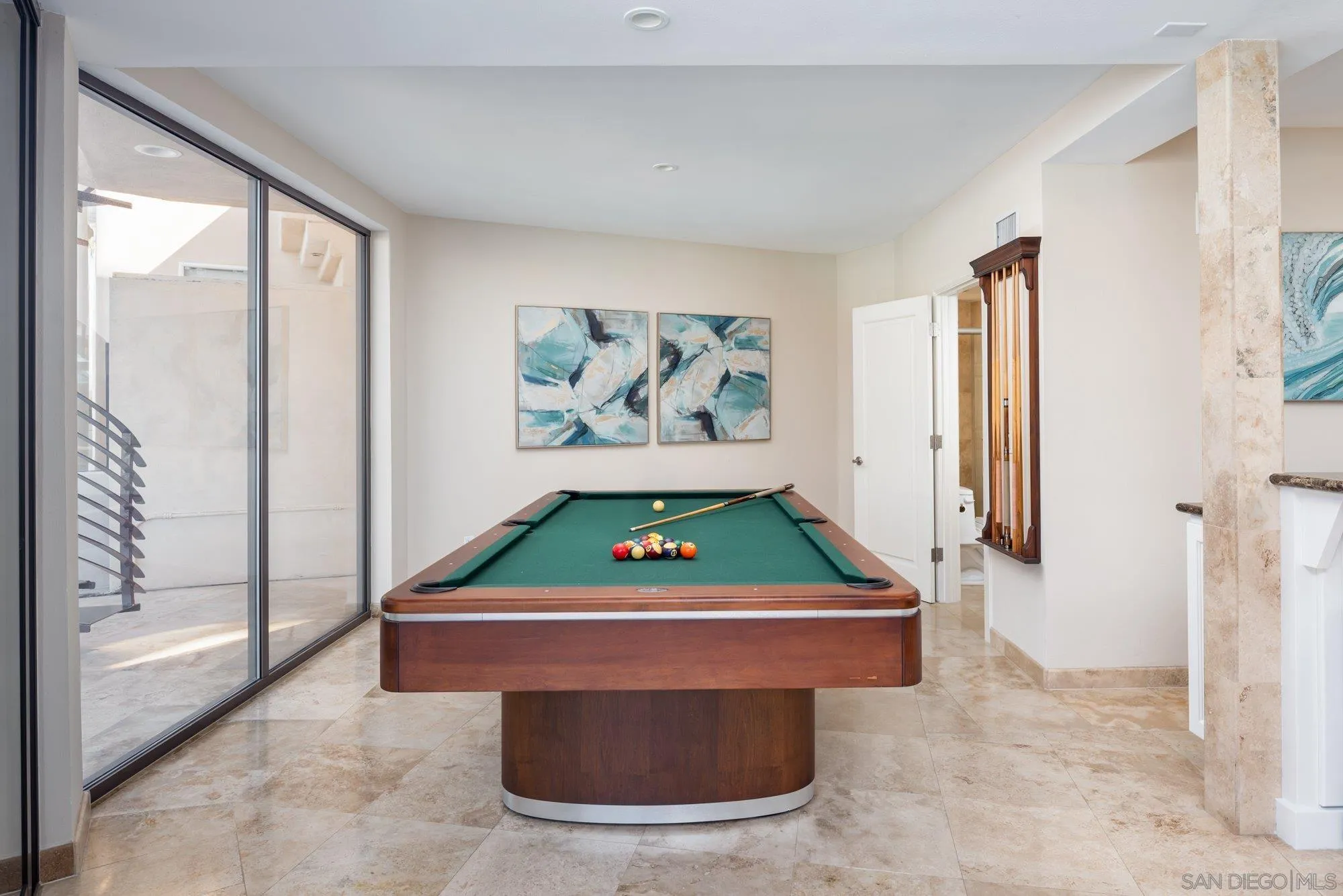 25 The Point Coronado, CA 92118 - Photo 33 of 52 a room with pool table and windows