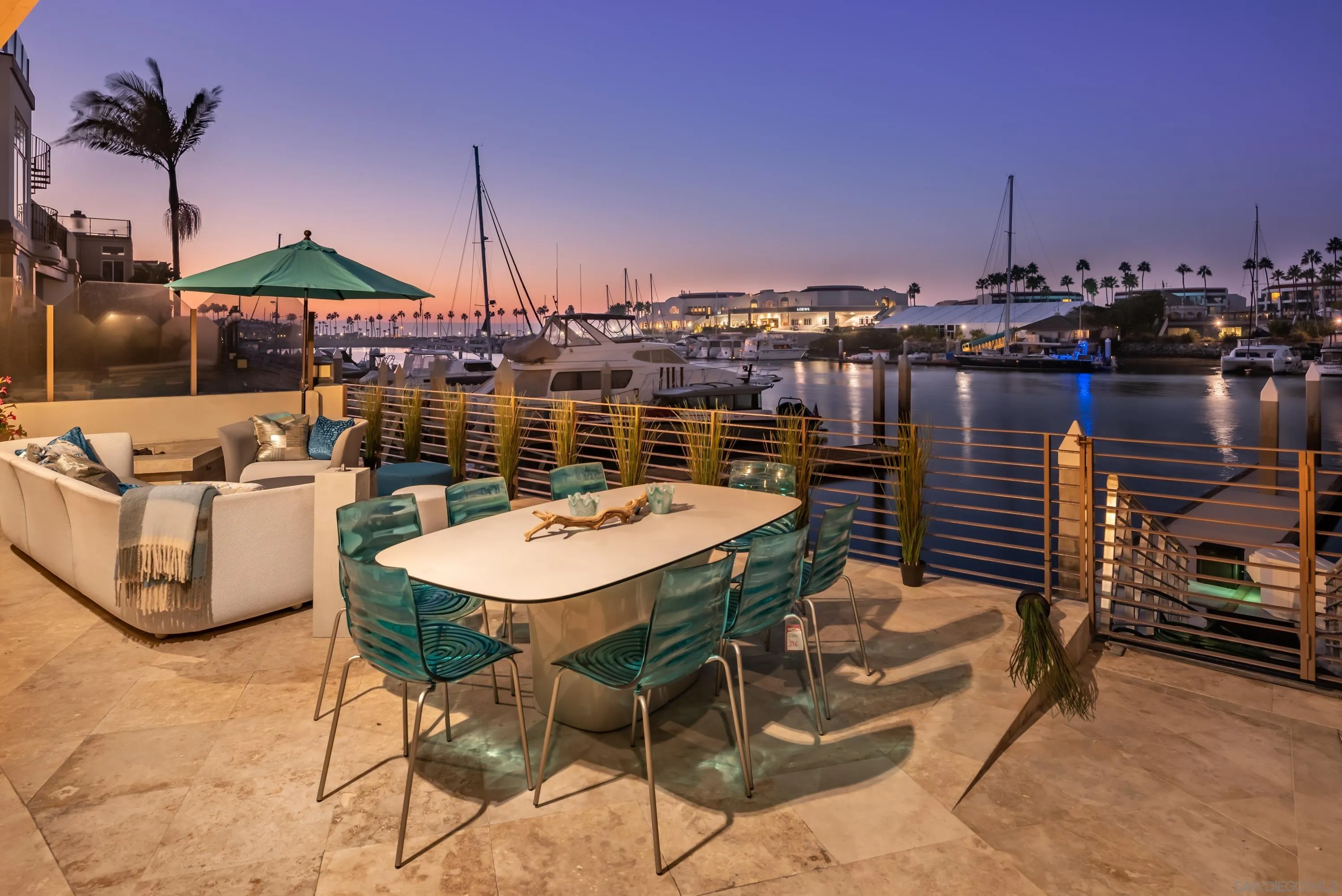 25 The Point Coronado, CA 92118 - Photo 42 of 52 a roof deck with table and chairs