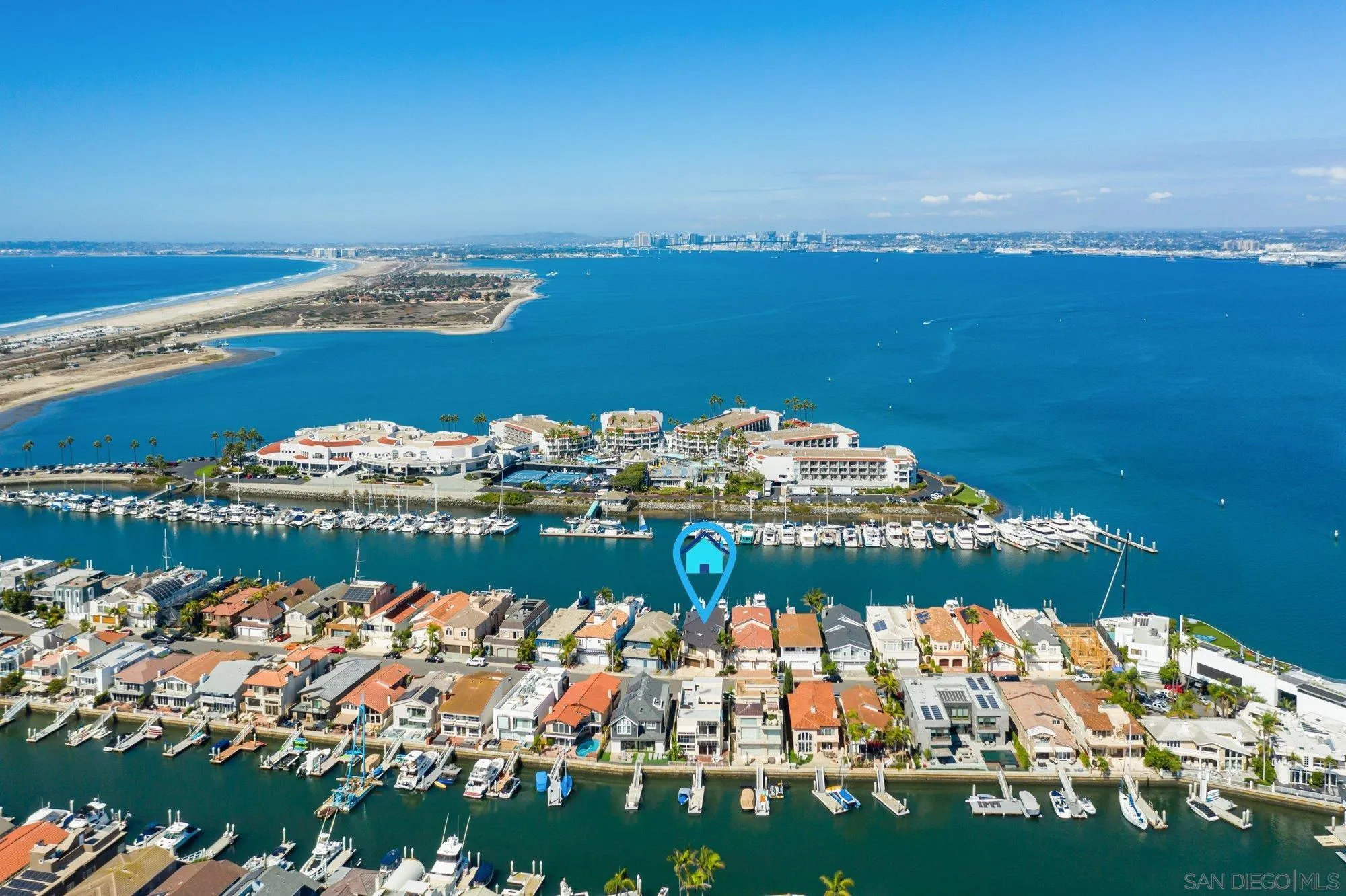25 The Point Coronado, CA 92118 - Photo 52 of 52 a view of a ocean with boats and trees in the background