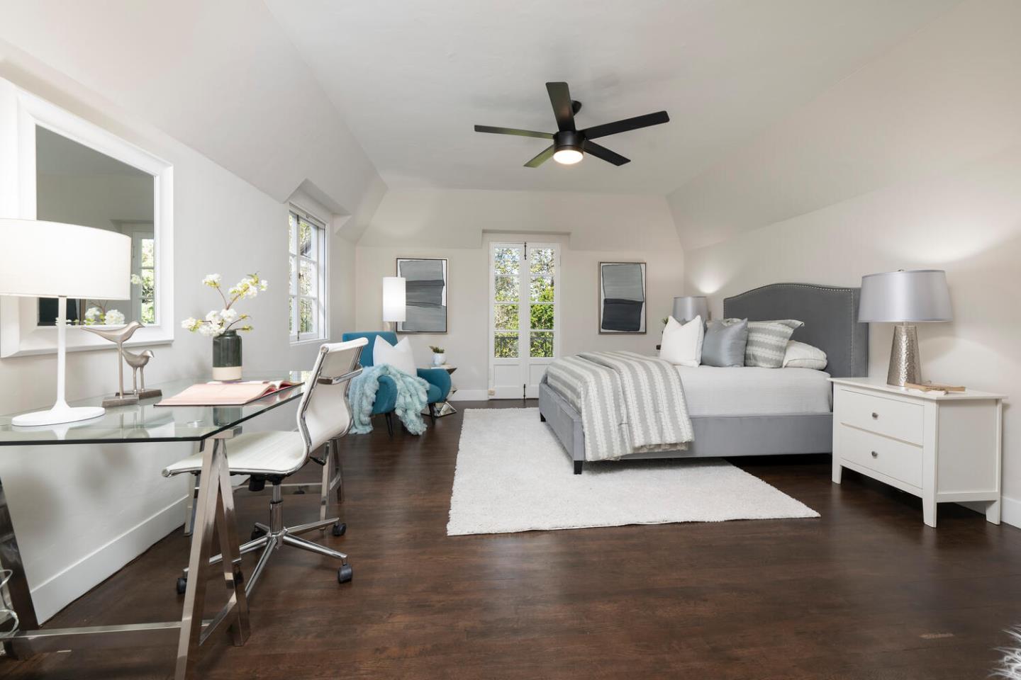 841 Hayne Road Hillsborough, CA 94010 - Photo 45 of 78 a living room with furniture and a chandelier