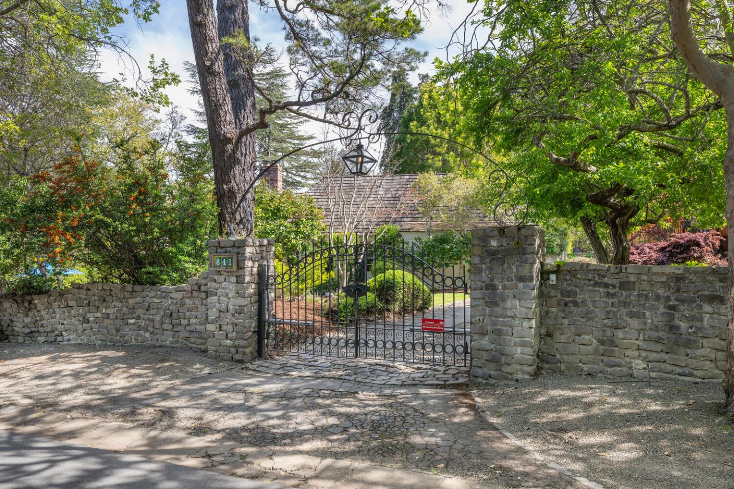 841 Hayne Road Hillsborough, CA 94010 - Photo 5 of 78 a view of a yard with plants and trees