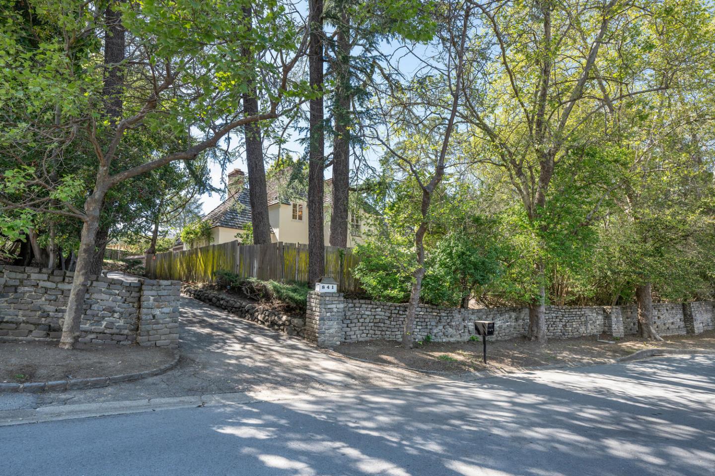 841 Hayne Road Hillsborough, CA 94010 - Photo 65 of 78 a backyard of a house with lots of green space