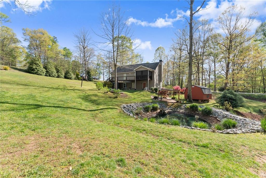 3454 Highway 254 Cleveland, GA 30528 - Photo 37 of 52 a view of backyard of house with green space