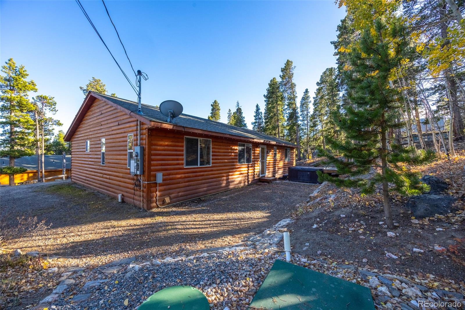 493 Caesar Road Black Hawk, CO 80422 - Photo 33 of 35 a view of a house with backyard and sitting area
