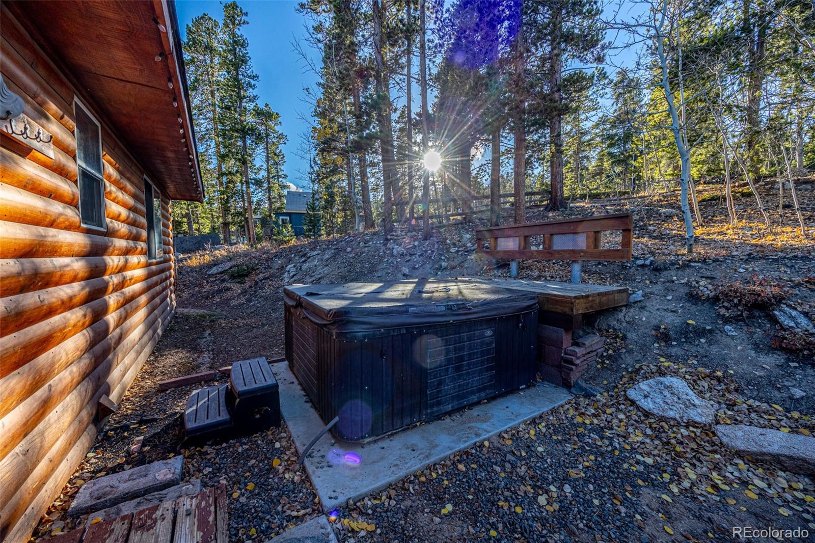 493 Caesar Road Black Hawk, CO 80422 - Photo 34 of 35 a view of a backyard with sitting area