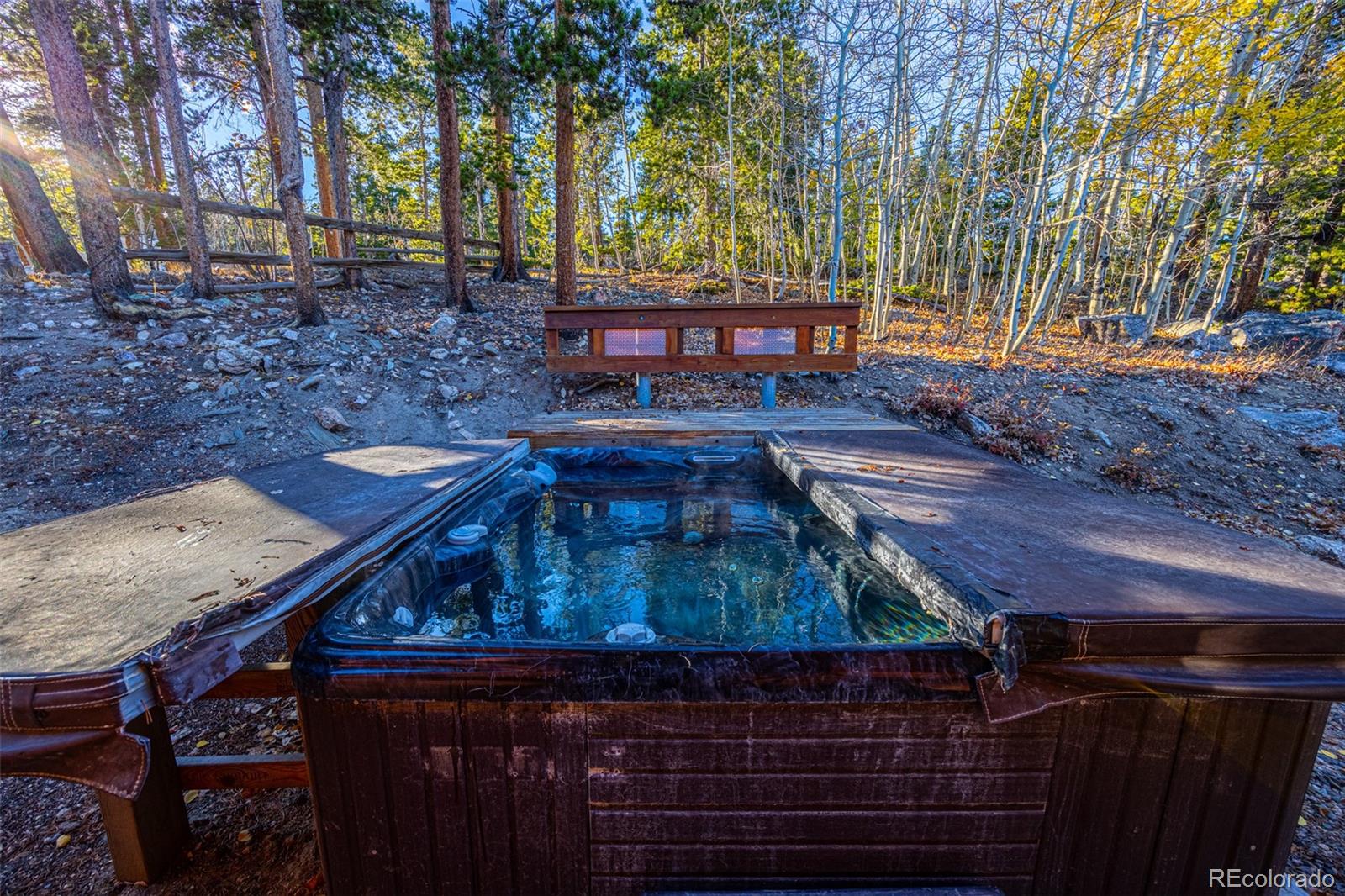 493 Caesar Road Black Hawk, CO 80422 - Photo 35 of 35 a view of a backyard with sitting area