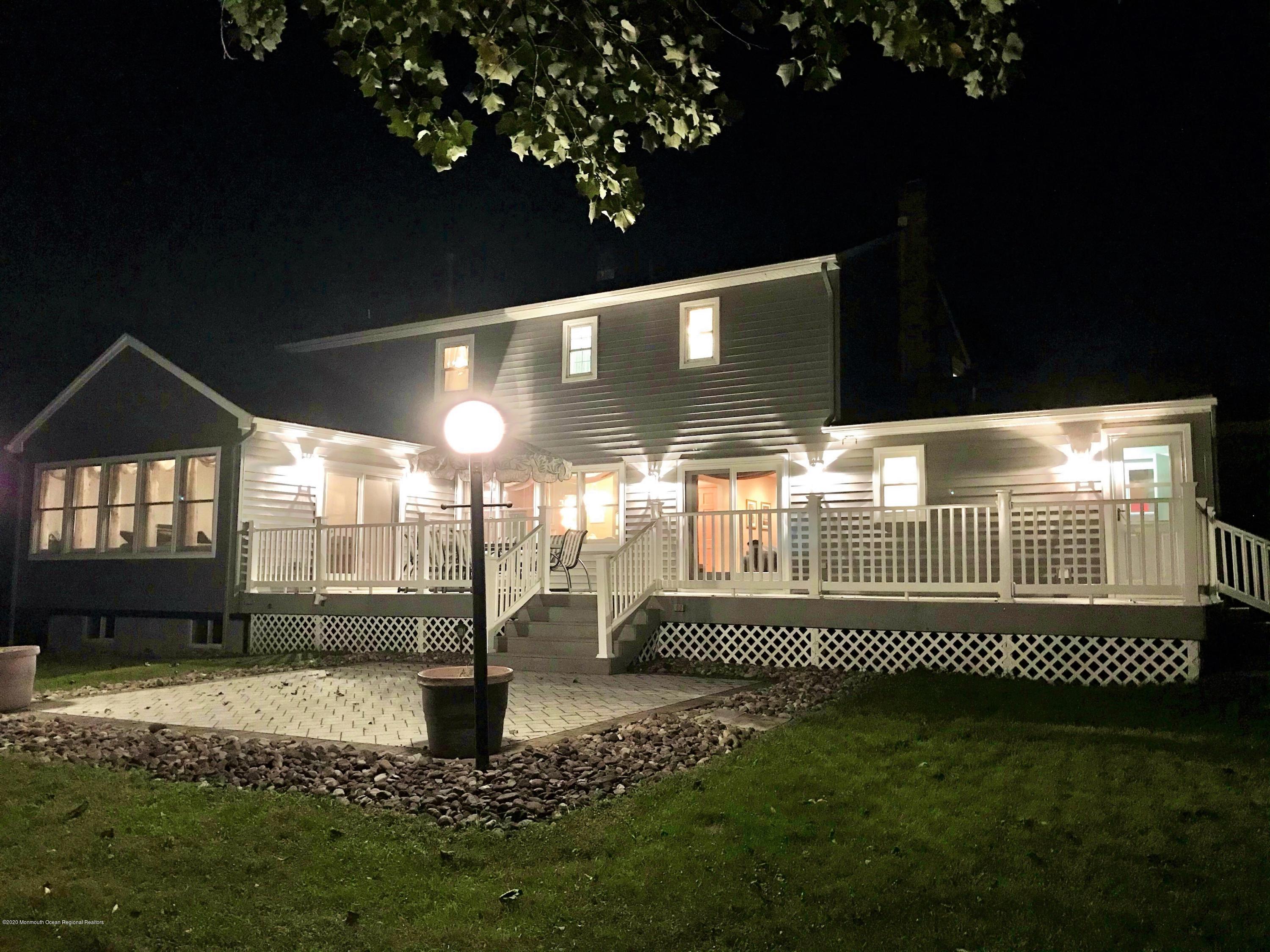 41 Ravine Road Red Bank, NJ 07701 - Photo 3 of 28 Night Rear View