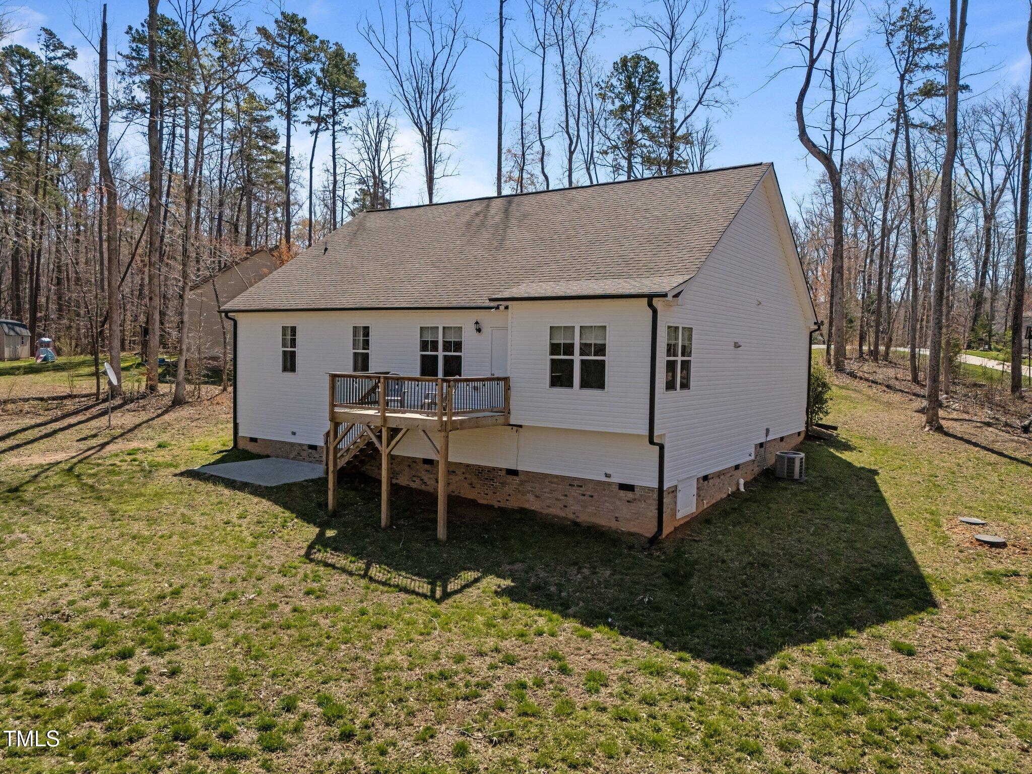302 Weaver Ridge Road Rougemont, NC 27572 - Photo 23 of 26 RearviewofHome