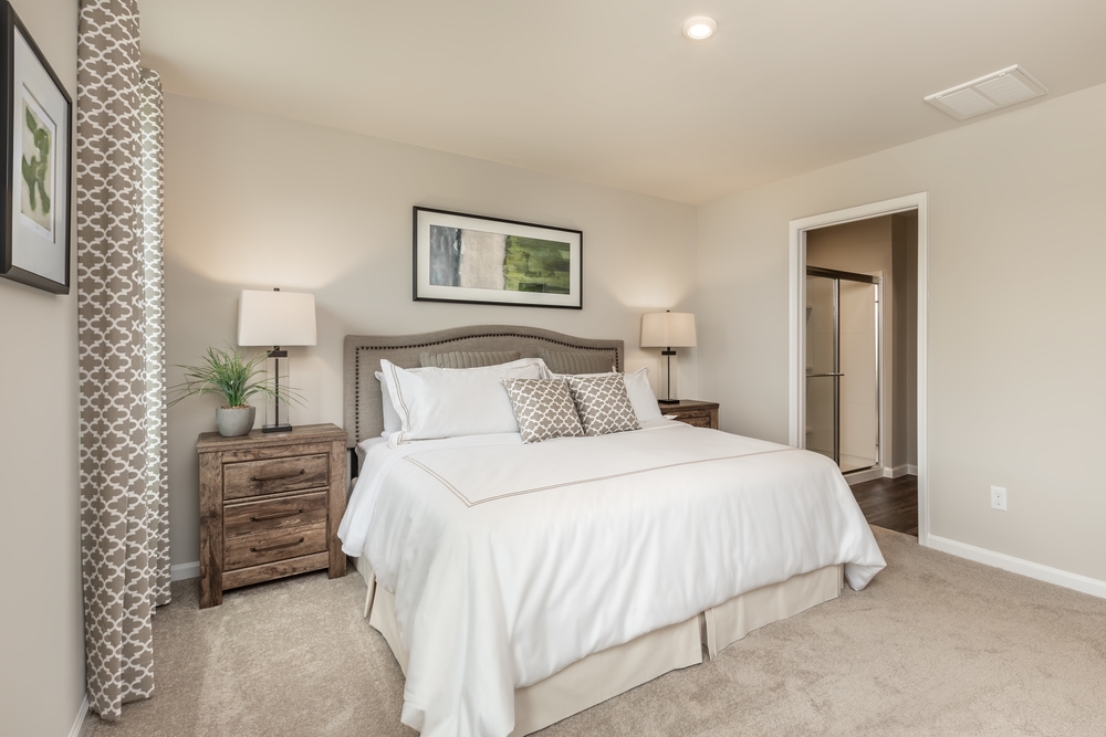 630 Wingtip Way Harrisonburg, VA 22801 - Photo 10 of 15 a bedroom with a bed and a night stand