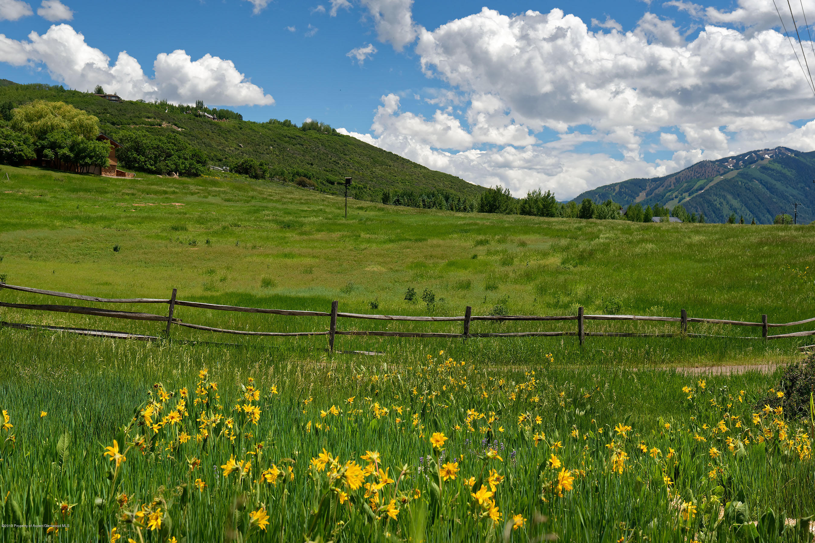 1765 McLain Flats Road Aspen, CO 81612 - Photo 4 of 73 a view of a golf course with a lake