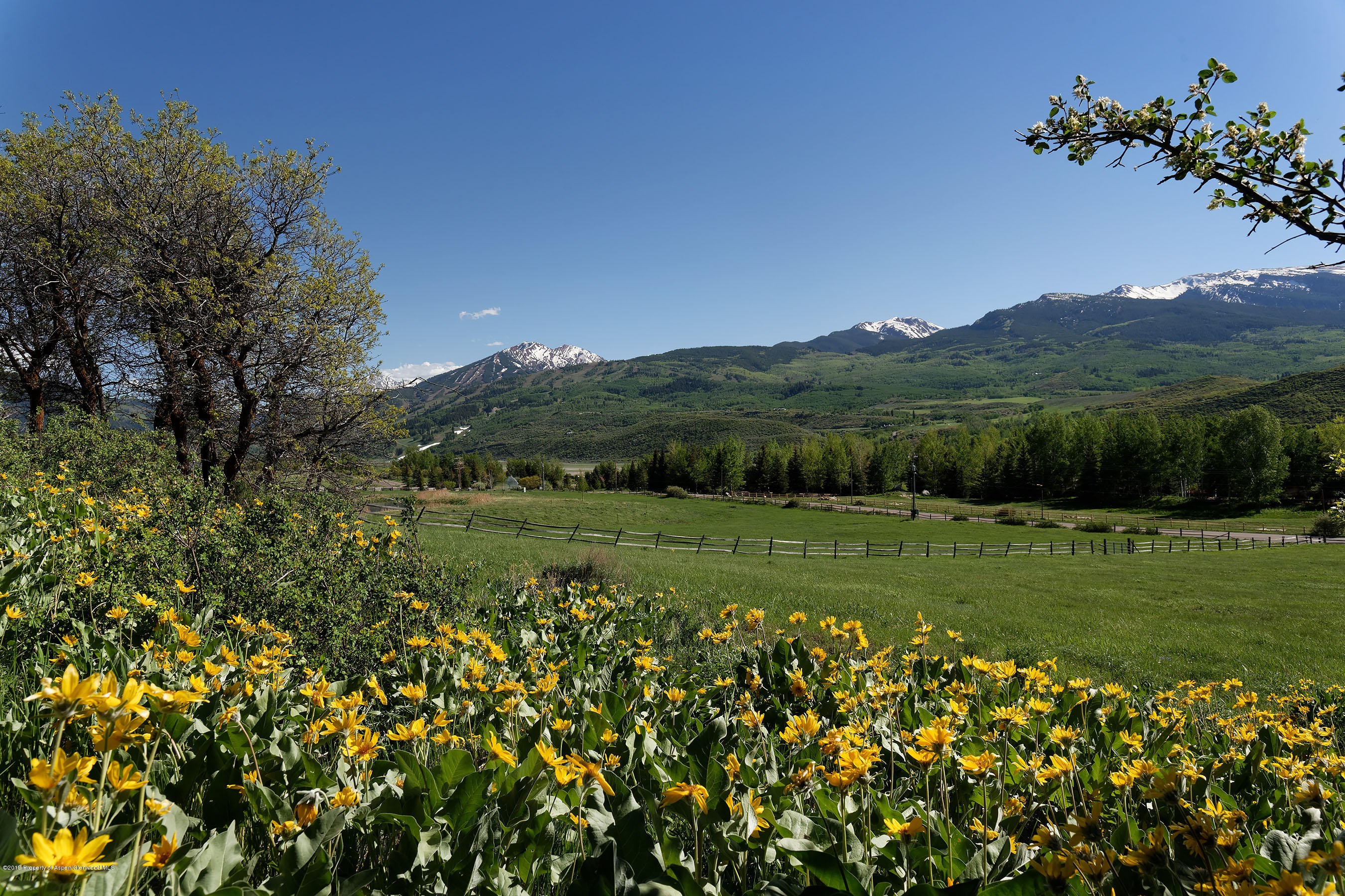 1765 McLain Flats Road Aspen, CO 81612 - Photo 70 of 73 a view of a lake with a house in the background