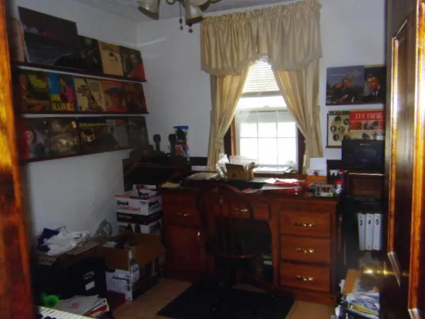 a room with storage and utility