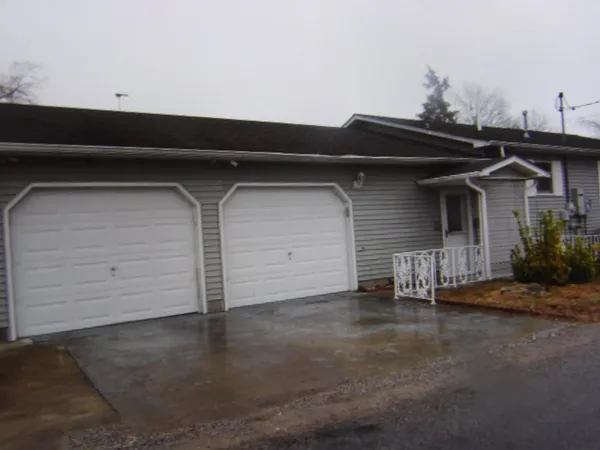 a view of a car garage