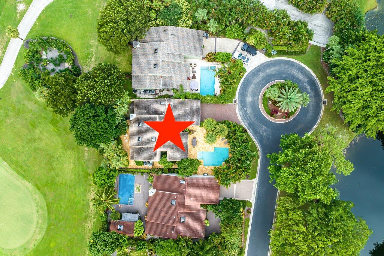 7517 Cedarwood Circle Boca Raton, FL 33434 - Photo 37 of 63 an aerial view of residential house with outdoor space and swimming pool