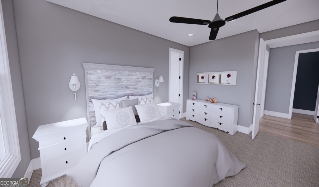 0 Highway 100, Unit TRACT 3 Waco, GA 30182 - Photo 17 of 24 a bedroom with a bed and wooden floor