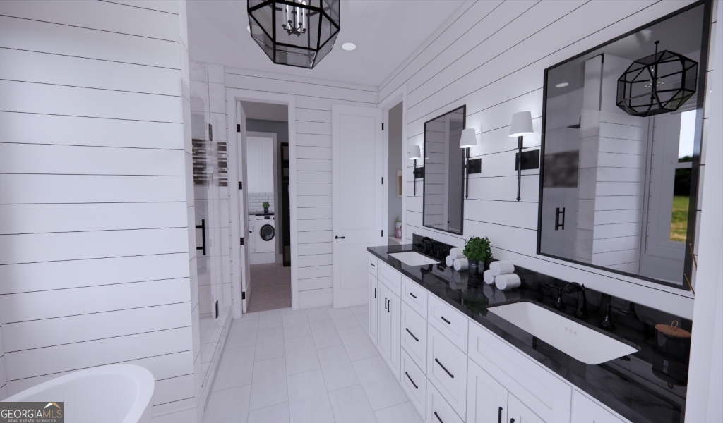 0 Highway 100, Unit TRACT 3 Waco, GA 30182 - Photo 18 of 24 a bathroom with a granite countertop sink a toilet and shower