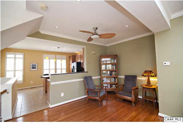 821 Rainier Road Charlottesville, VA 22903 - Photo 6 of 21 Very open main level with gorgeous hardwood flooring