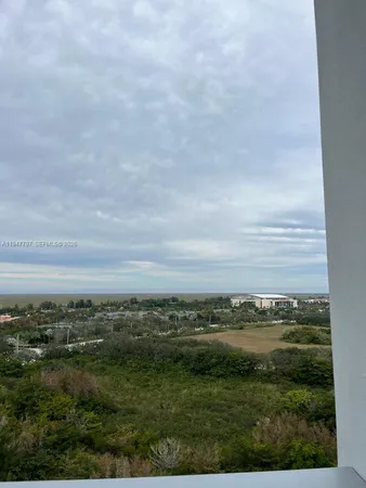 a view of city and mountain
