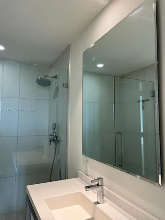 a close view of shower