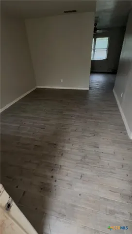 a view of hallway with window