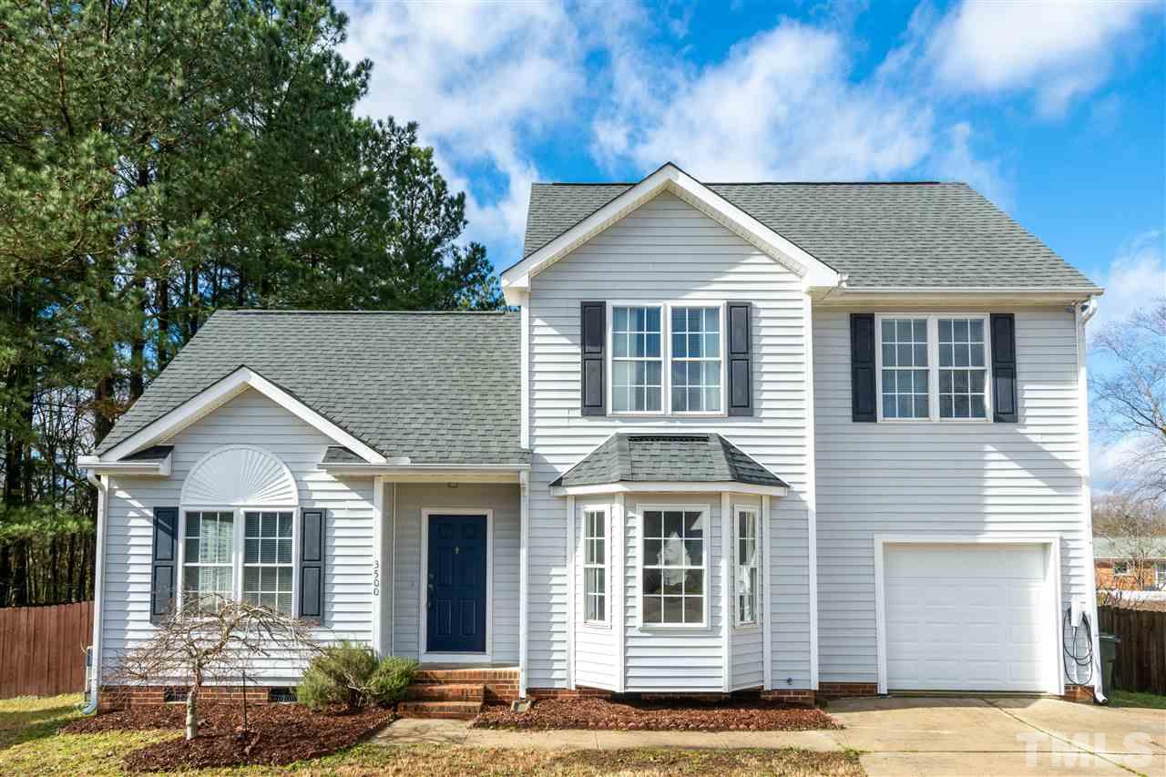 3500 Jaybee Court Raleigh, NC 27604 - Photo 1 of 26 a view of a brick house with large windows