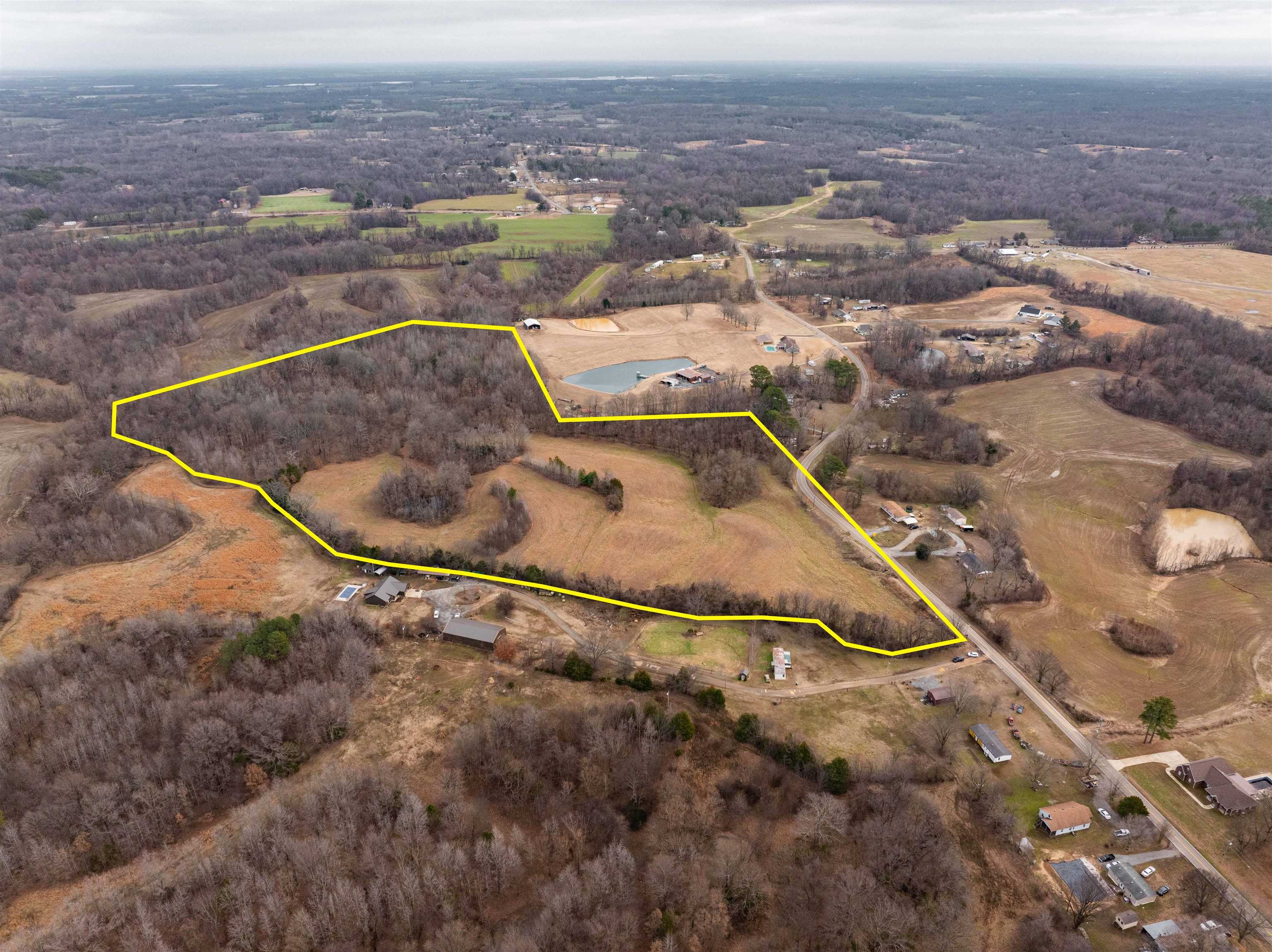 0 Dryhill Road Ripley, TN 38063 - Photo 9 of 14 an aerial view of residential houses with outdoor space