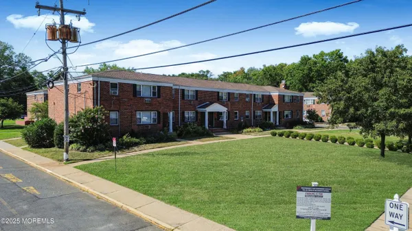 a view of a house with a swimming pool