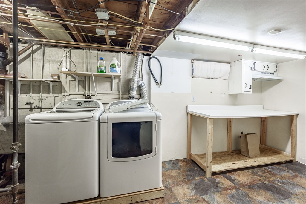 127 Cheyenne Road Springfield, MA 01109 - Photo 36 of 42 a utility room with dryer and washer