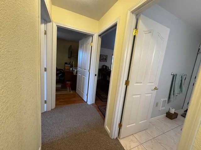 a backyard of a house