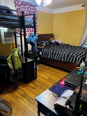 a view of a balcony with dining area