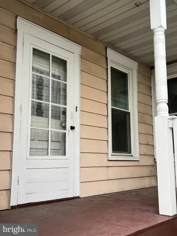 a view of front door