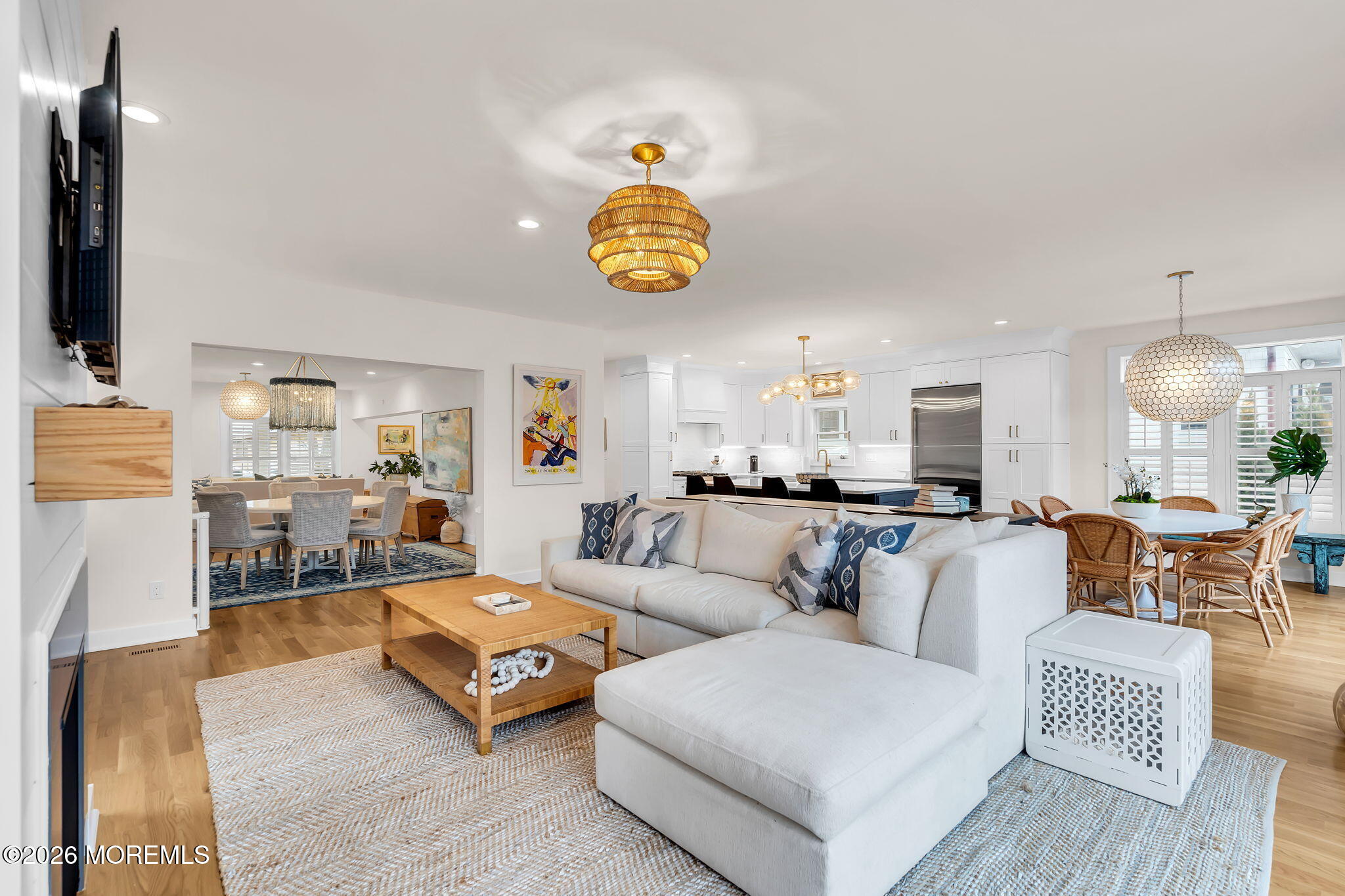 208 Salem Avenue Spring Lake, NJ 07762 - Photo 41 of 102 a living room with furniture and a flat screen tv