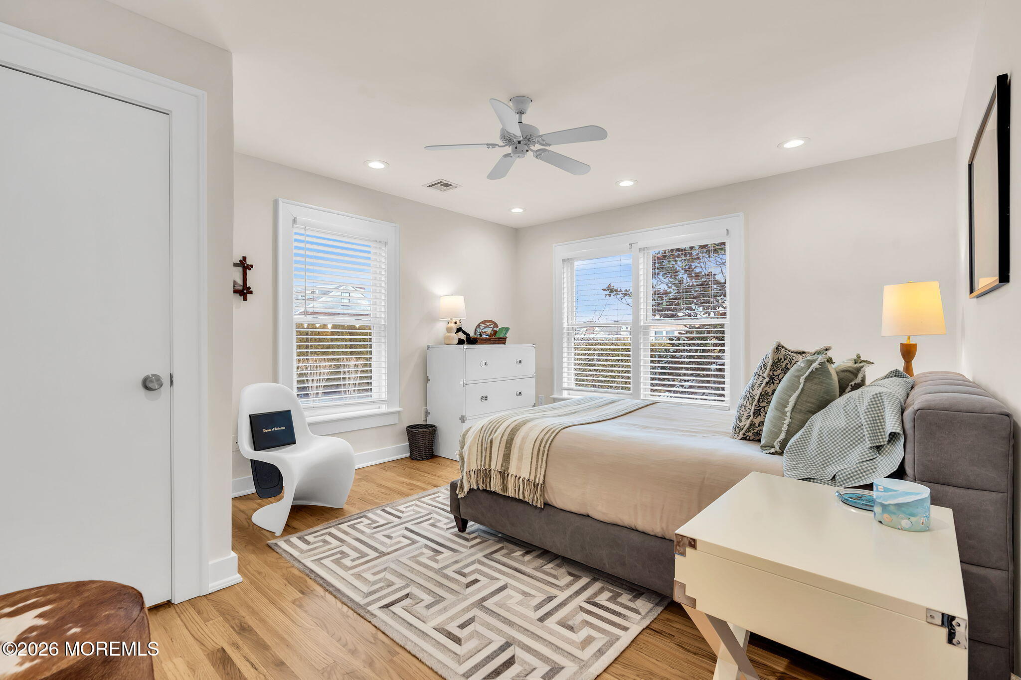 208 Salem Avenue Spring Lake, NJ 07762 - Photo 63 of 102 a bedroom with a bed and wooden floor