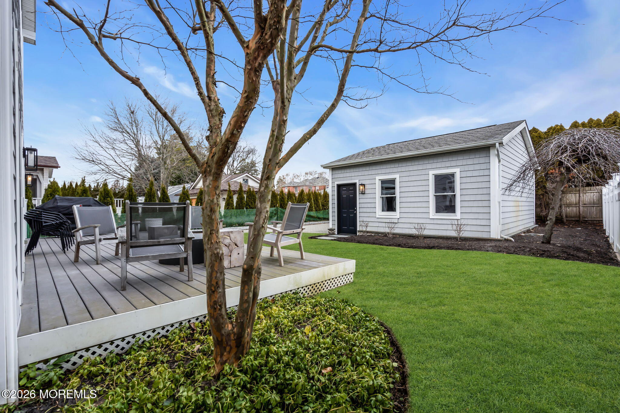 208 Salem Avenue Spring Lake, NJ 07762 - Photo 89 of 102 a view of a house with backyard sitting area and garden