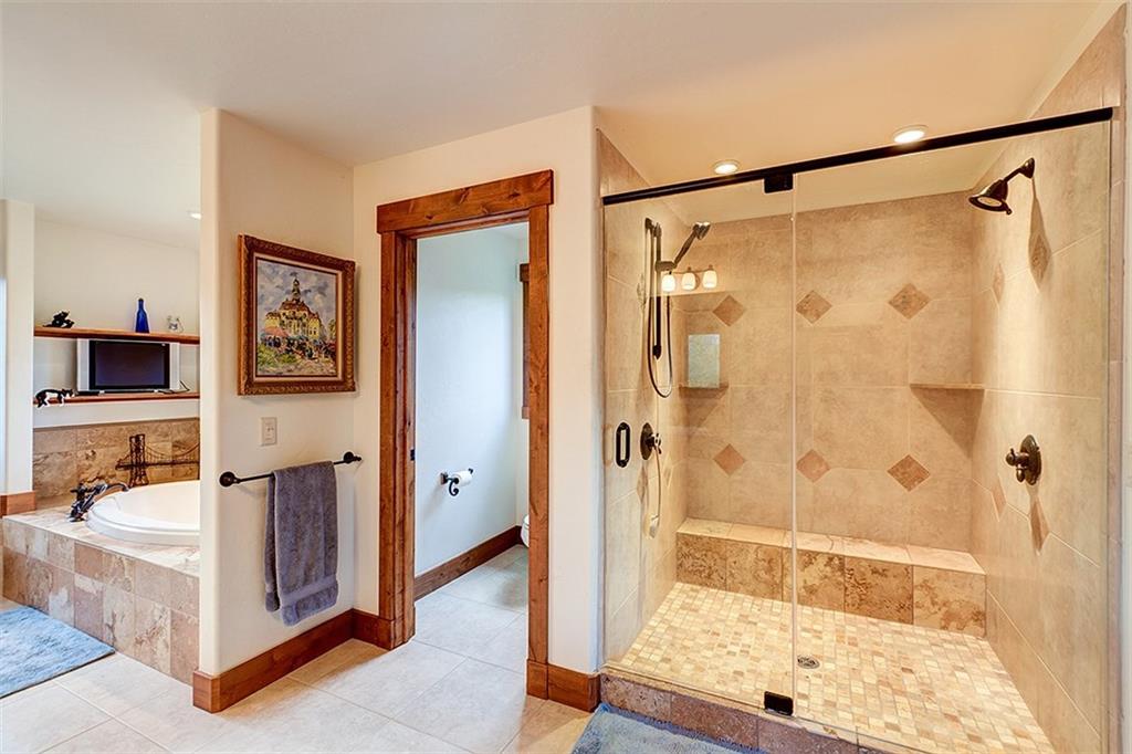 22 Braddock Drive Breckenridge, CO 80424 - Photo 22 of 35 a bathroom with a shower and a bath tub
