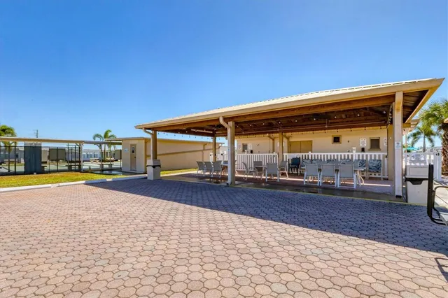 a front view of a house with swimming pool