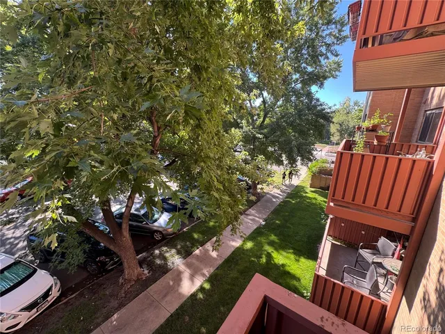 a view of an outdoor sitting area with chairs