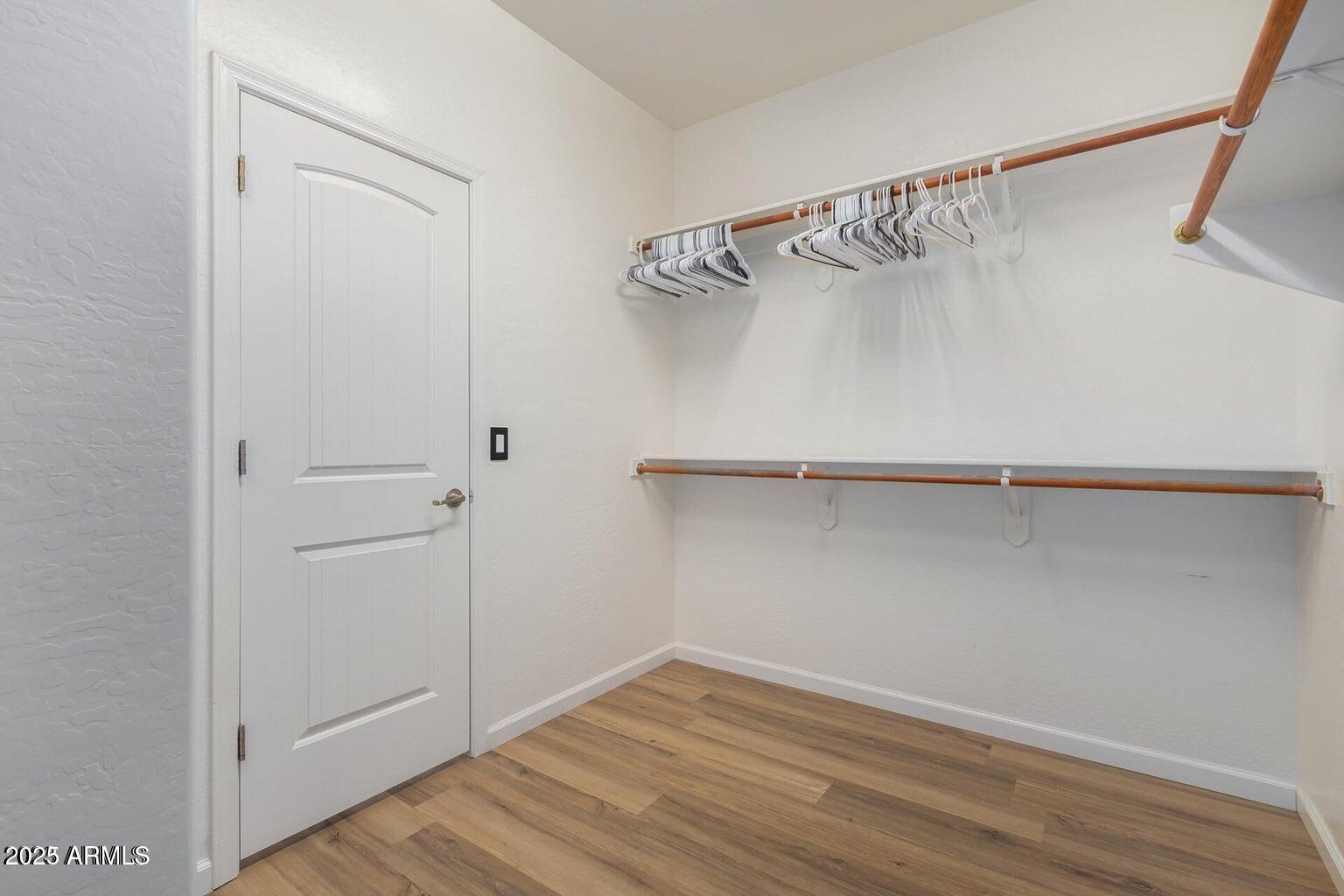 4674 South Twinleaf Drive Gilbert, AZ 85297 - Photo 9 of 18 a view of walk in closet with empty racks
