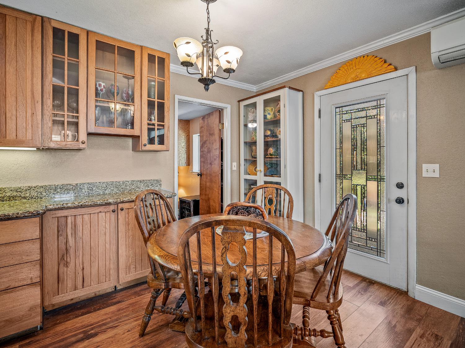 6800 Diablo View Trail Placerville, CA 95667 - Photo 31 of 33 a view of a dining room with furniture wooden floor and chandelier