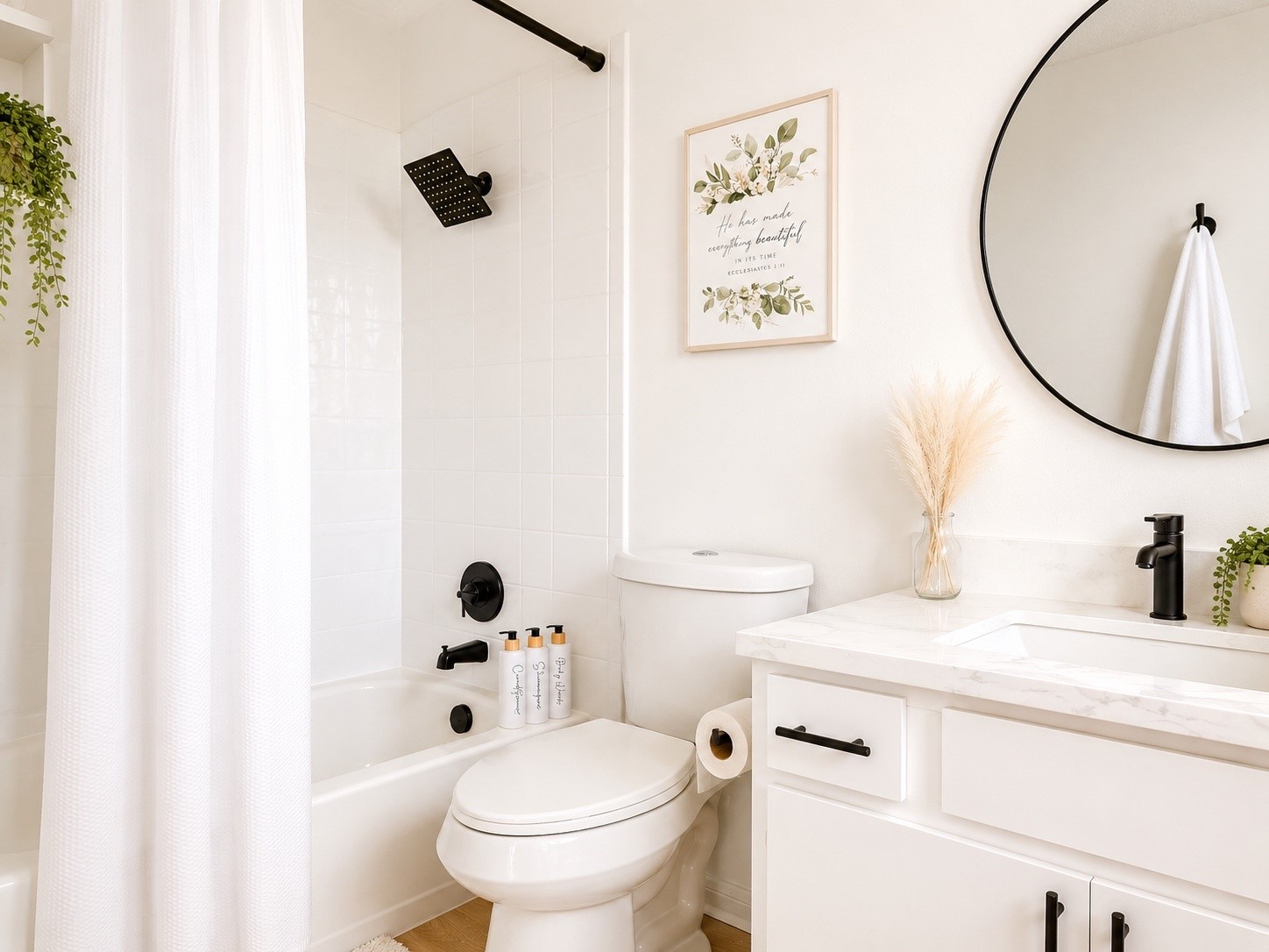 1515 Sandy Springs Road, Unit 2603 Houston, TX 77042 - Photo 16 of 22 a bathroom with a sink a toilet and a mirror
