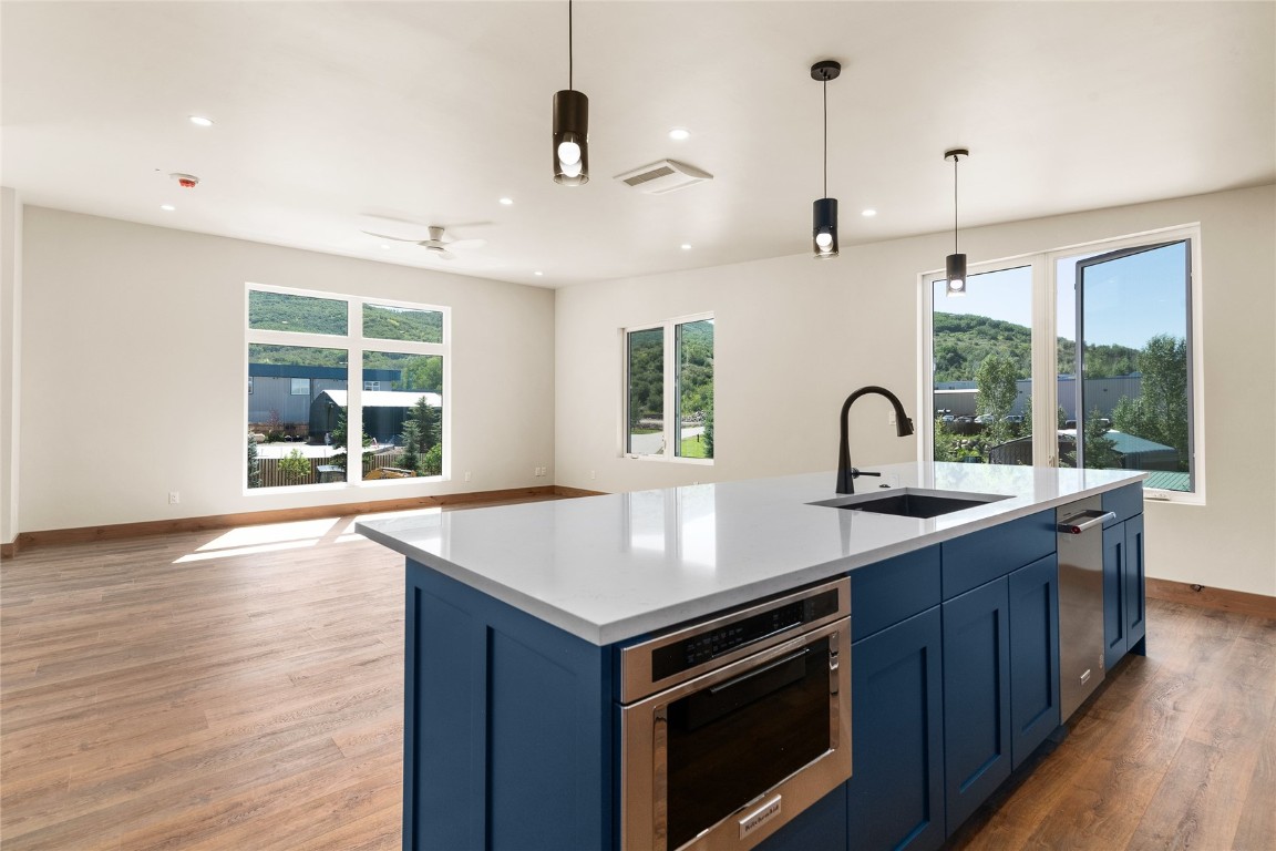 1716 Copper Ridge Spur, Unit 1 Steamboat Springs, CO 80487 - Photo 2 of 27 Open kitchen/living room
