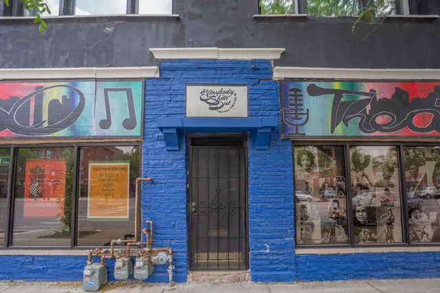 a sign on the side of a building