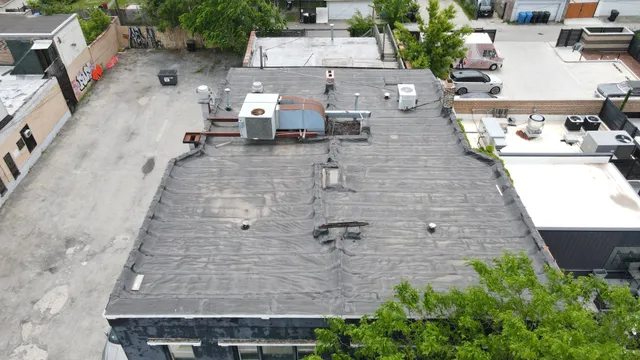 a car parked on the side of a street