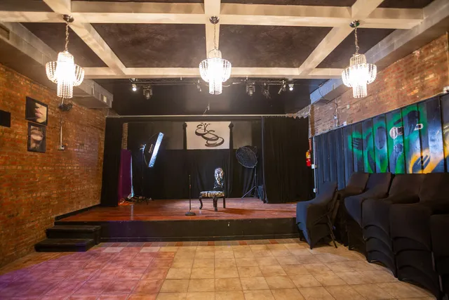 a room with furniture and wooden floor